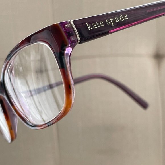 Kate Spade Blakely Women Eyeglasses Frame Purple/Brown Glasses 50[]17 135 - Picture 3 of 12